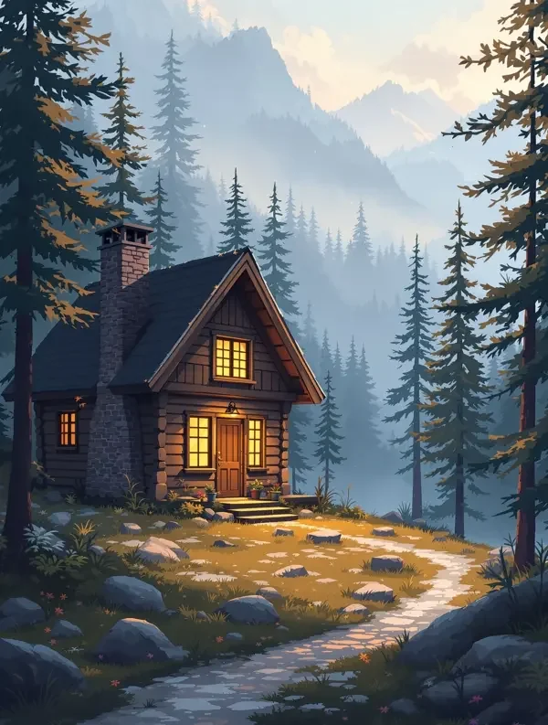 森林小屋的恋人封面